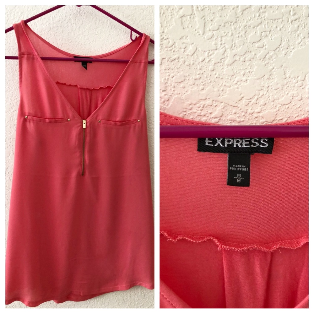 Pink tank top